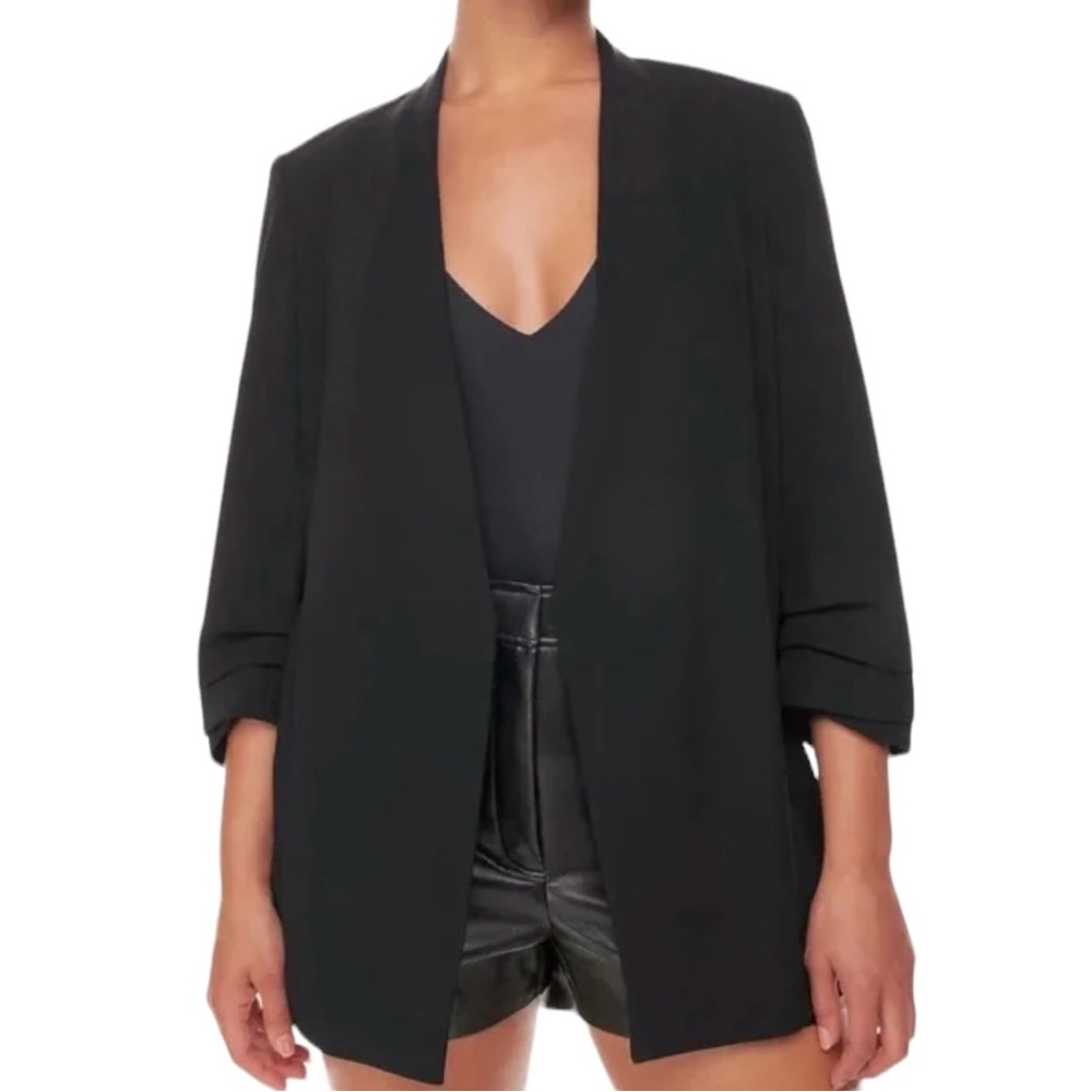 Aritzia Babaton Power Hip Blazer Black Size 4